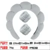 8# Three-Piece Light Gray Hairband Wrist Strap