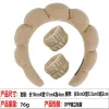 9# Three-Piece Lt.Coffee Headband Wrist Strap