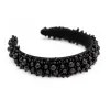 Black Beaded Headband
