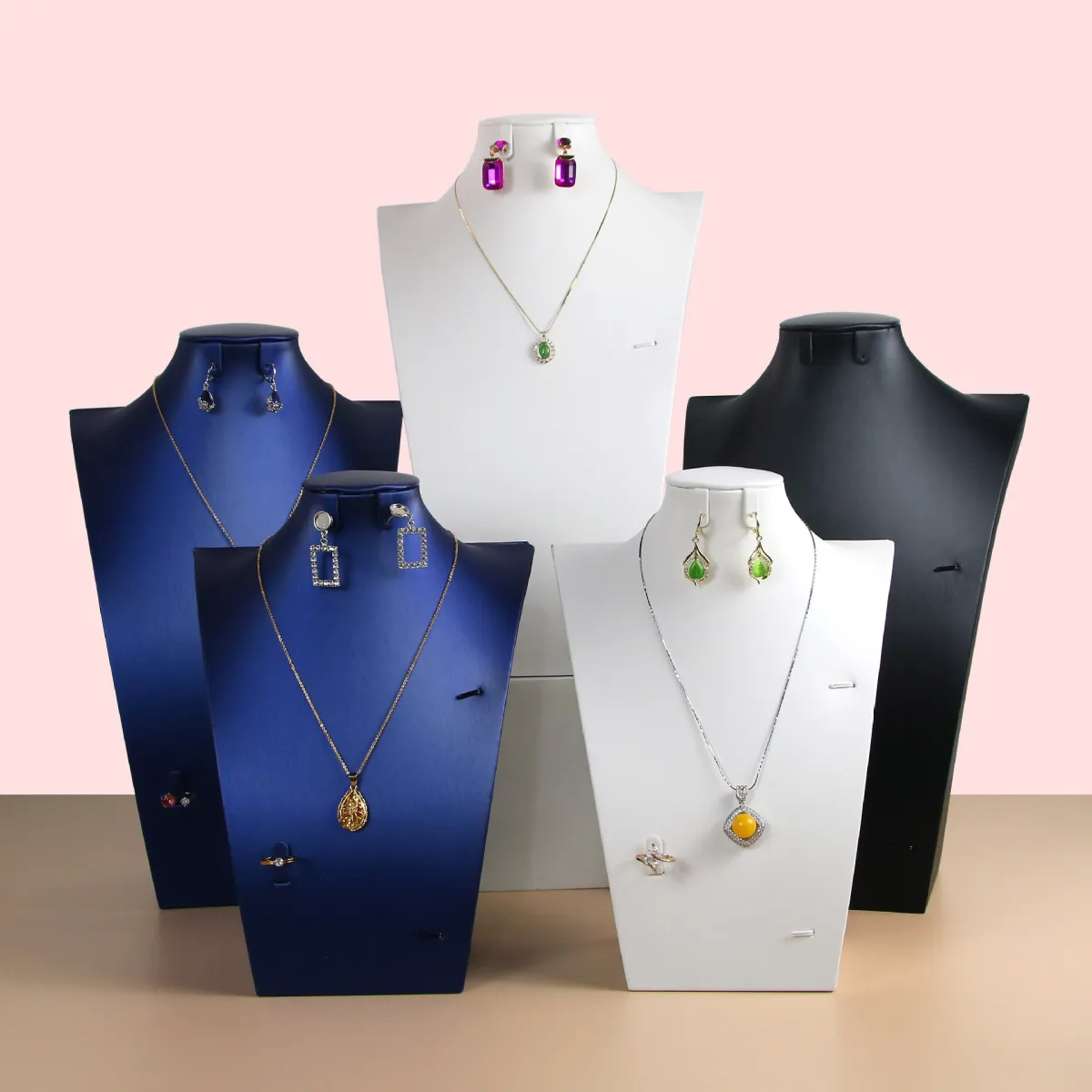 Women Simple Jewelry Necklace Earrings Storage Display Stand