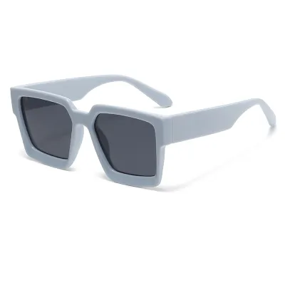Fashion Large Frame Square Sunglasses Resin AC Lens