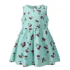 8011A-Cotton Linen Green Small Cherry