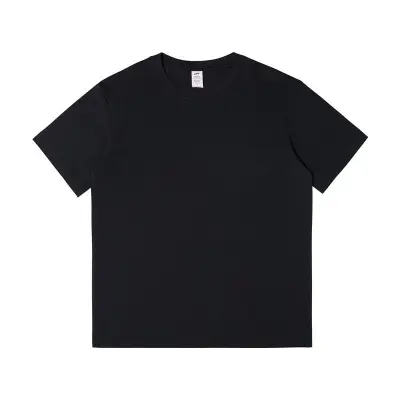 Men Short Sleeve 100% Cotton 230gsm Summer Crew Neck T-Shirt
