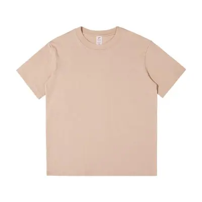 Men Short Sleeve 100% Cotton 230gsm Summer Crew Neck T-Shirt