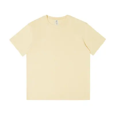 Men Short Sleeve 100% Cotton 230gsm Summer Crew Neck T-Shirt