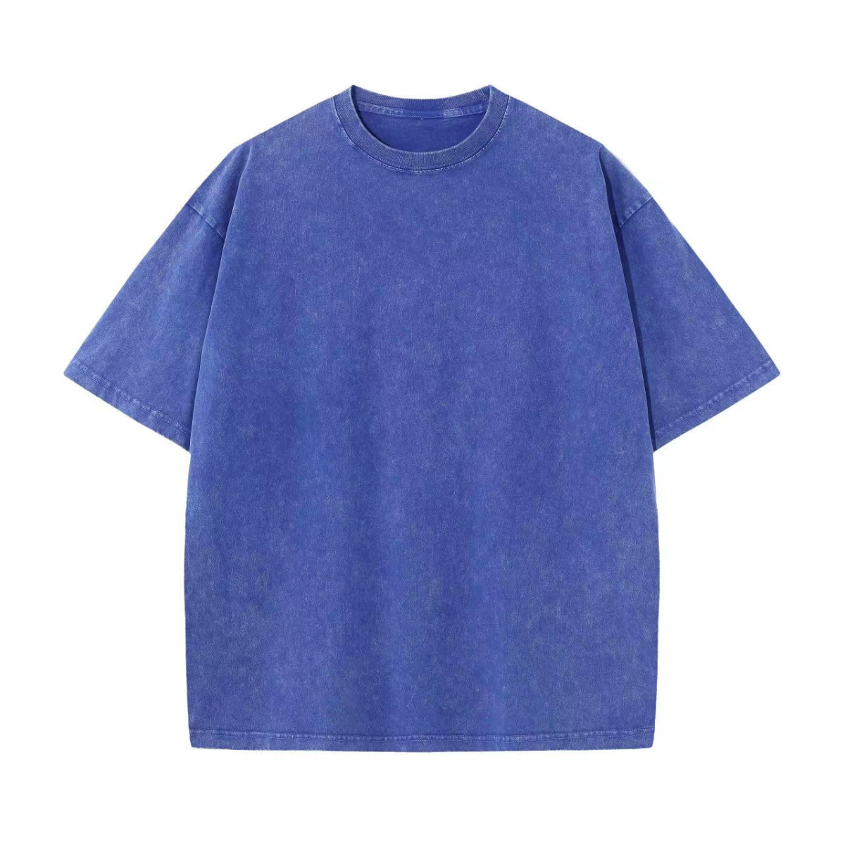 Wholesale Unisex 230gsm Washed 100% Cotton Short Sleeve Men