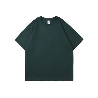 280gsm Unisex 100% Cotton Raglan Sleeve Oversize Crew Neck T-Shirt