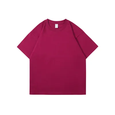 280gsm Unisex 100% Cotton Raglan Sleeve Oversize Crew Neck T-Shirt