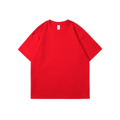 280gsm Unisex 100% Cotton Raglan Sleeve Oversize Crew Neck T-Shirt