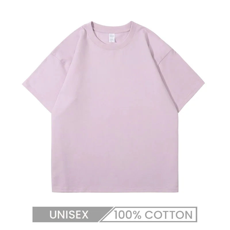 280gsm Unisex 100% Cotton Raglan Sleeve Oversize Crew Neck T-Shirt