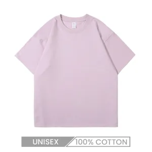 280gsm Unisex 100% Cotton Raglan Sleeve Oversize Crew Neck T-Shirt