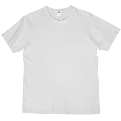 Men Basic 150gsm 100% Cotton Solid Color Crew Neck Short Sleeve T-Shirt