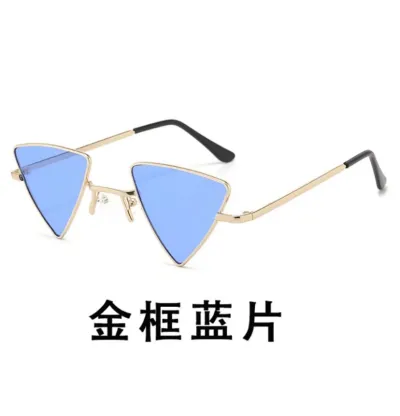 Fashion Unisex Punk Triangle Metal Sunglasses