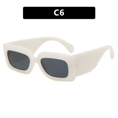 Women Fashion Retro Snakeskin Square Sunglasses