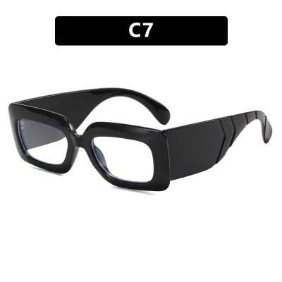 Women Fashion Retro Snakeskin Square Sunglasses