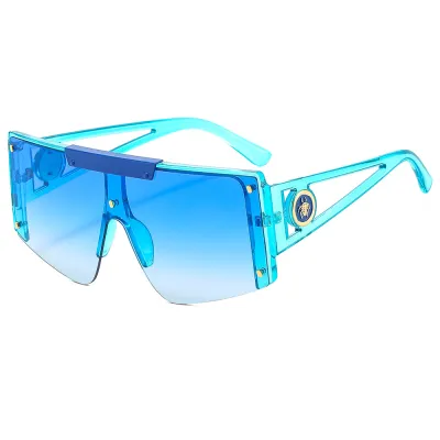 Women Fashion Half-Frame Colorful Personalized Sunglasses
