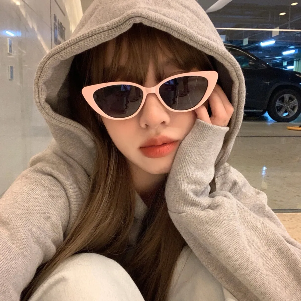 Women Fashion Retro Cat Eye Sunglasses