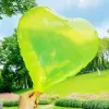 18 Inch Transparent Color Love (Green)