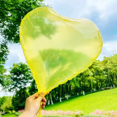 18 Inch Transparent Crystal Jelly Color Heart-Shaped Five-Pointed Star Balloon Holiday Party Layout