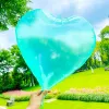 18 Inch Transparent Color Love (Blue)