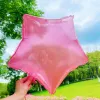 18 Inch Transparent Color Five-Pointed Star (Red)