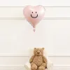 18 Inch Retro Pink Love Smiley Stickers