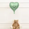 18 Inch Retro Green Love Smiley Stickers
