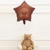 18 Inch Chocolate Five-Pointed Star Smiley Face Sticker