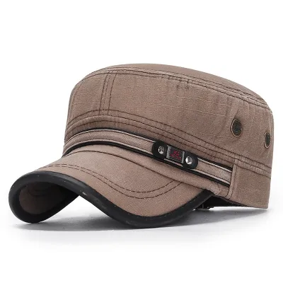 Neutral Simple Washable Old Flat Cap
