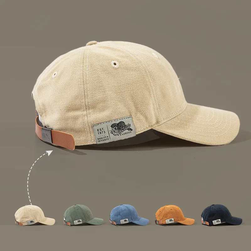 Simple Neutral Solid Color Dome Sunshade Cap