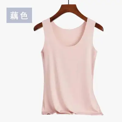 Summer Seamless Ice Silk Women Tank Top Slim Fit Sling Type