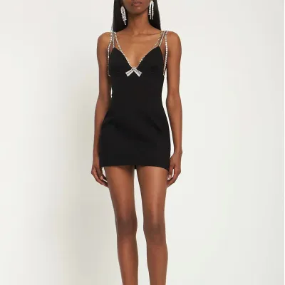 Women Sexy Fashion Rhinestone Sling Party Dress