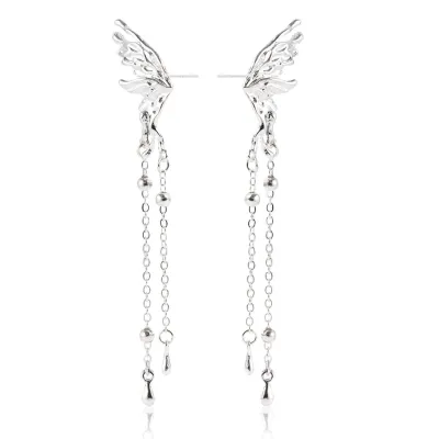 Fashion Temperament Bow Earrings Alloy Geometric Style