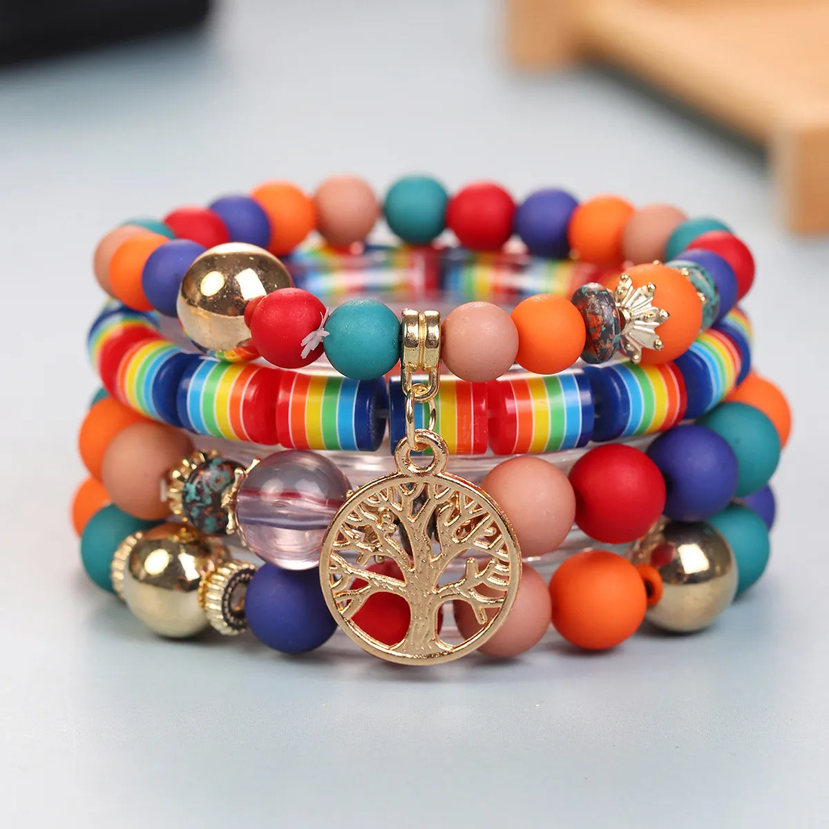 Bohemian Creative Rainbow Multi-Layer Bracelet