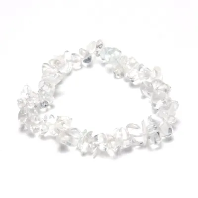 Fashion Natural Crystal Gravel Bracelet Unisex Retro Ethnic Geometry