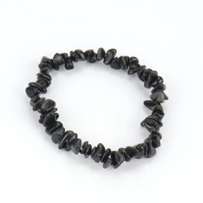 Fashion Natural Crystal Gravel Bracelet Unisex Retro Ethnic Geometry