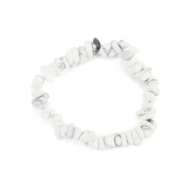 Fashion Natural Crystal Gravel Bracelet Unisex Retro Ethnic Geometry