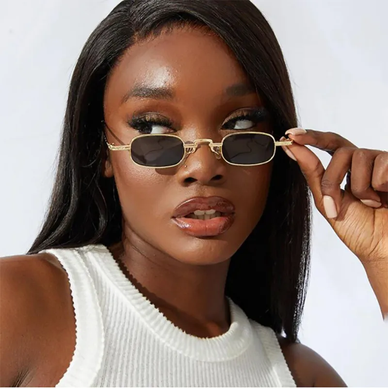 Vintage Mini Square Sunglasses