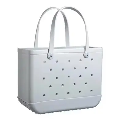 Medium Fashion Solid Color Large Capacity EVA Hollow Tote Bag