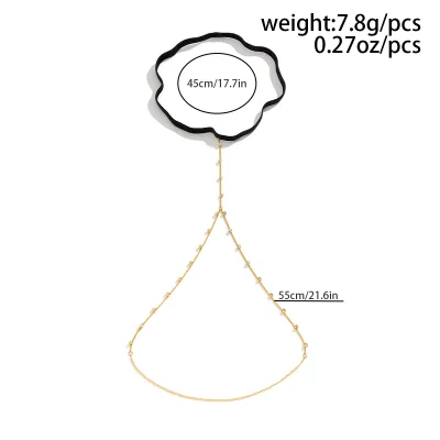 Women Fashion Sexy Stretch Multi-Layer Rhinestone Chain Leg Chain Body Chain