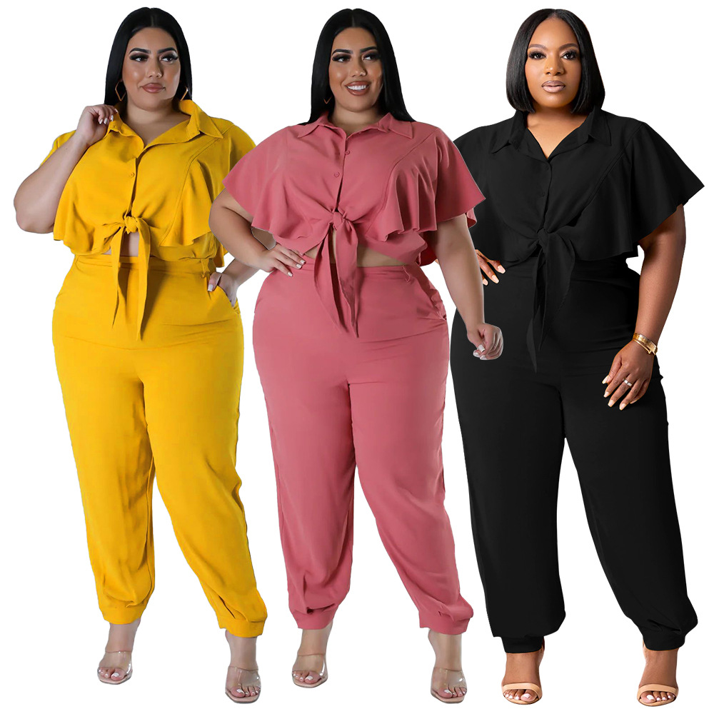 fashion casual clothing TUCANO サイズ XL Wholesale Summer Women Fashion Casual Plus Size Solid Color