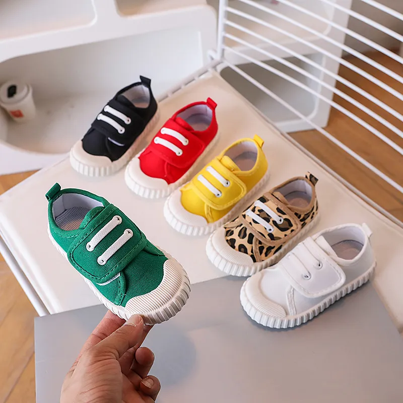 Children Casual Multicolor Canvas Low Top Shoes