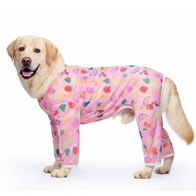 Simple Creative Medium And Large Dog Pet Dog Four-Legged Sun Protection Clothing