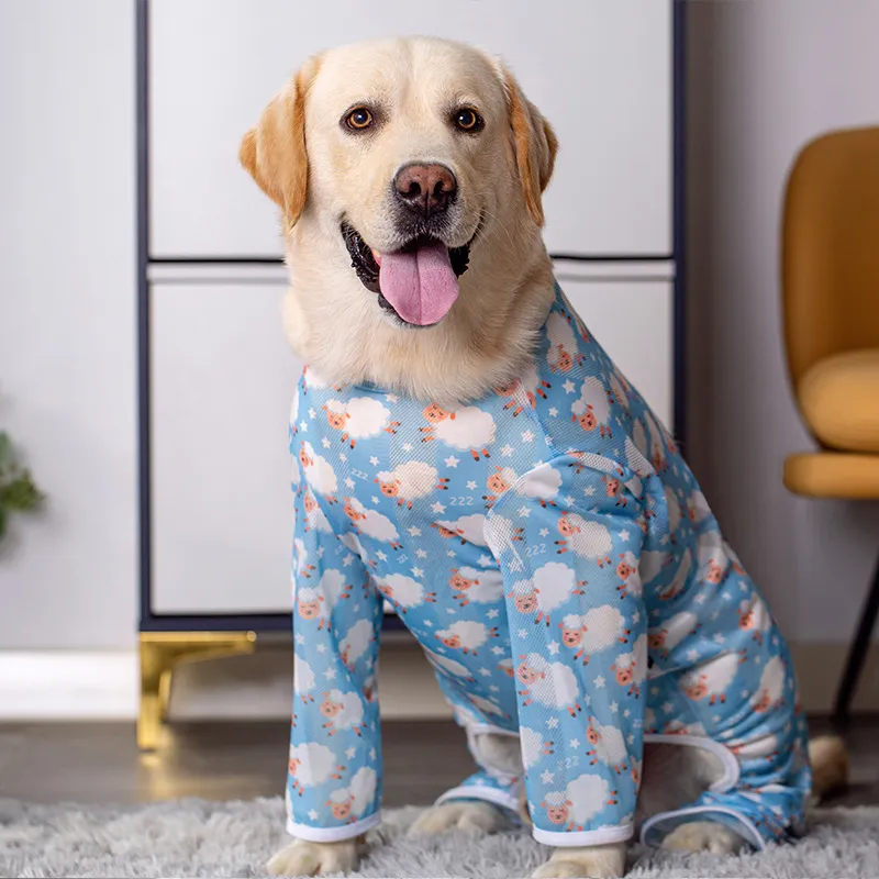 Simple Creative Medium And Large Dog Pet Dog Four-Legged Sun Protection Clothing