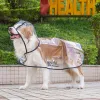 Pure Transparent Raincoat With Black Edging