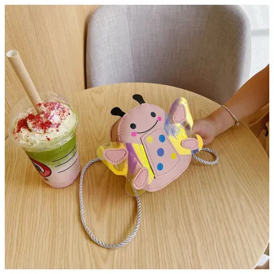 Kids Girls Fashion Cute Cartoon Bee Crossbody Bag