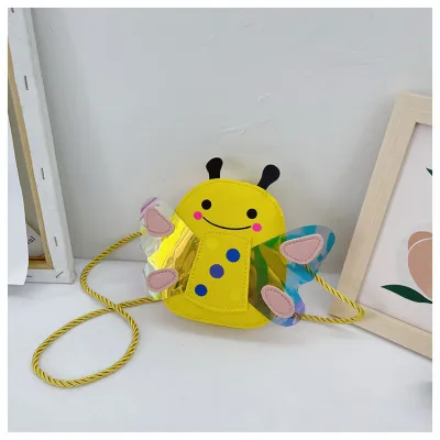 Kids Girls Fashion Cute Cartoon Bee Crossbody Bag