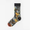A Pair Of Dark Brown Socks