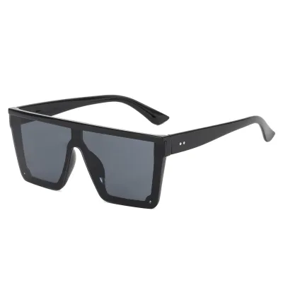 Women Fashionable Large Square Frame PC Sunglasses
