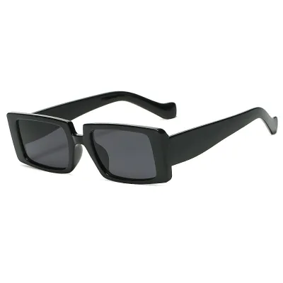 Vintage Square Transparent Color Sunglasses